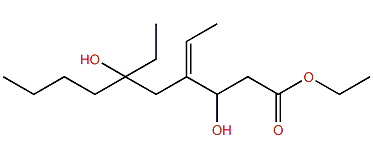 Ethyl didehydro-seco-plakortide Z